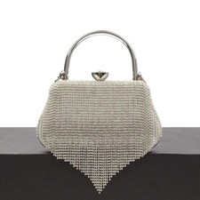 Clutch da donna con strass