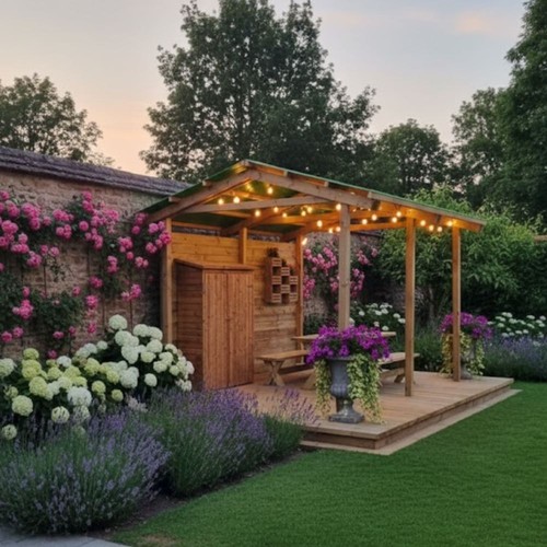 Pergola carport legno - pergola,