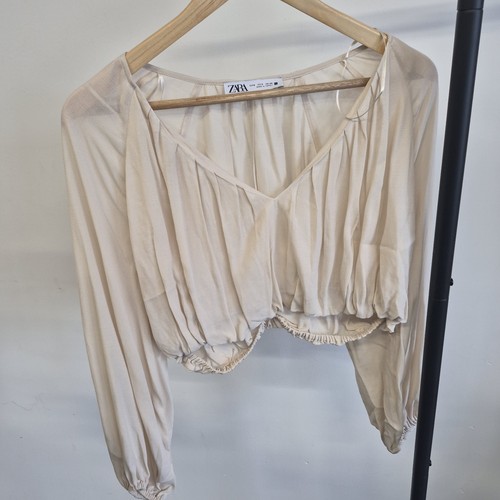 Zara cream crop - zara,