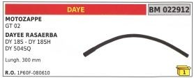 Tubo benzina motozappa - , daye