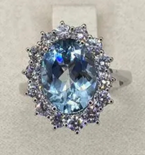 Anello oro bianco 18kt - 18kt., con