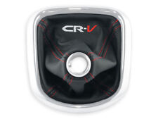 PER HONDA CRV III 2006-2012 PELLE CUFFIA LEVA CAMBIO RICAMO CR-V CUCITURE ROSSE