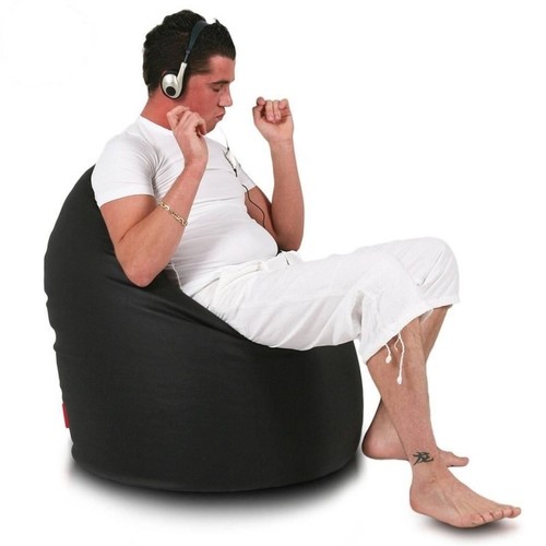 Poltrone pouf ecopelle - poltrone, in