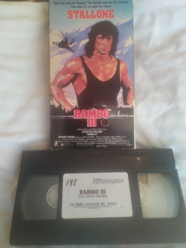 Rambo iii vhs - vhs,