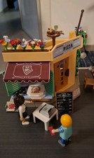 Playmobil Pizzeria Con Tavoli All'Aperto Usata-Ottime Condizioni (Vedi Descriz.)