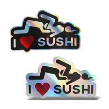 Sticker olografico fluo love - olografico,