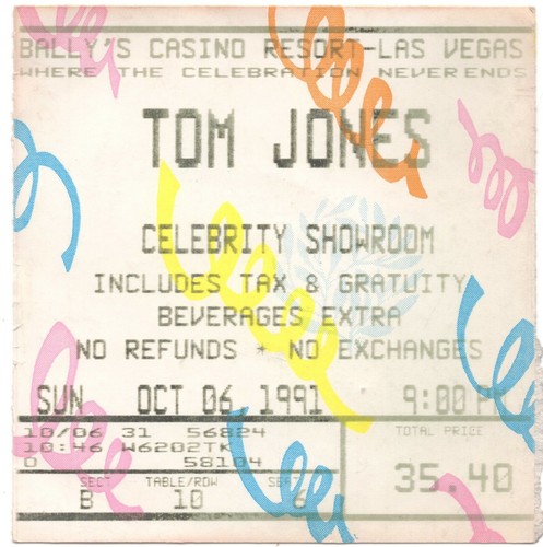 Biglietto concerto tom jones - concerto,