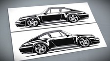 Adesivo porsche 993 - adesivo,