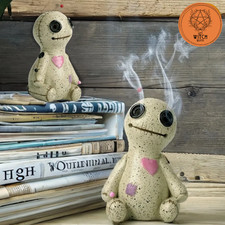 Bambola voodoo bruciatore a