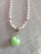 Collana di perle con cuore