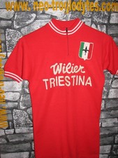 Vintage Cycling Jersey Maglia Ciclismo Bici GS Wilier Triestina   '70s Eroica