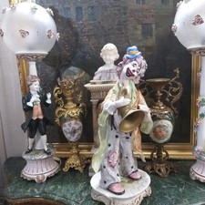 MAJESTUOSO PAYASO DE PORCELANA