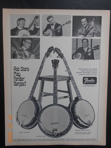 1968 fender banjo stampa - stampa, ad