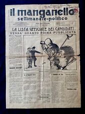 Il Manganello - Settimanale Politico - Firenze 1923 Squadrismo Ventennio - Raro