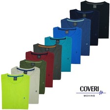 T Shirt Uomo Manica Corta 100% Cotone COVERI M L XL XXL XXXL