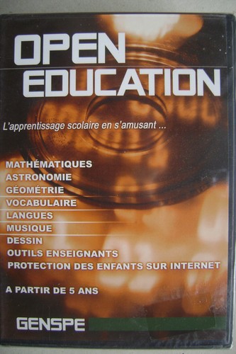 Open éducation rom - pc, cd-rom