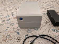 LaCie 0TB 2big Dock 2-Bay Thunderbolt 3 RAID Array SOLO ALLOGGIAMENTO