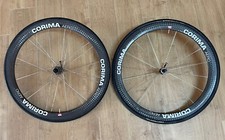 Set coppia ruote bici corsa strada carbonio tubolare Corima Aero bike wheels