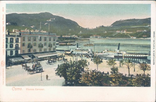 Svizzera come como litografia - svizzera,