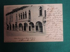 *L68*-ANTICA CARTOLINA-VICENZA-PALAZZO  MASCARELLO -  VIAGG 1899 -VENETO