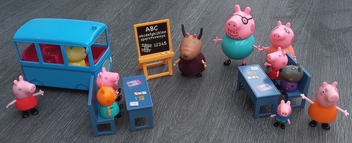 Fascio figurine peppa pig - peppa,