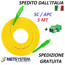 Cavo Fibra Ottica FTTH per WIND, TIM, VODAFONE,  da 5mt