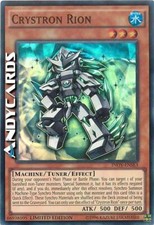 CRYSTRON RION • Super R • INOV ENSE3 • YUGIOH! • ANDYCARDS