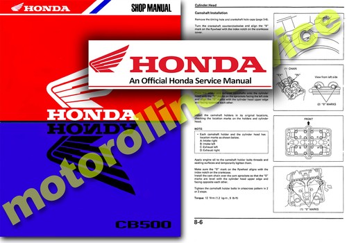 Honda cb500 twin manuale - cb500, e