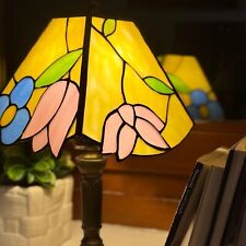 Lampada stile Tiffany Tulipani da tavolo in vetro colorato