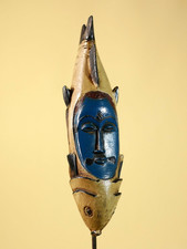 Baule Maschera Africana Pesce