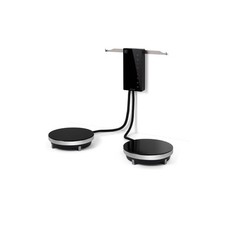 Fabita ORDINE Piano a induzione dotato di 2 piastre indipendenti - BLACK/CROMO