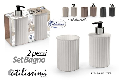 Set porta sapone dosatore - sapone,