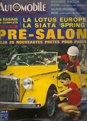 Automobile 257 1967 - l'automobile,