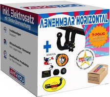 Gancio di Traino Auto per Alfa 156 Berlina 97-05 Hori. rimovibile + 7 poli ES ABE