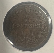 ITALIA REGNO 5 CENTESIMI 1896