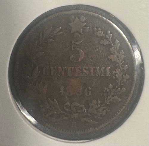 Italia regno centesimi 1896 - regno, 5