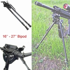 Bipiede fucile ritorno molla girevole perno 16" a 27" gambe regolabili per caccia