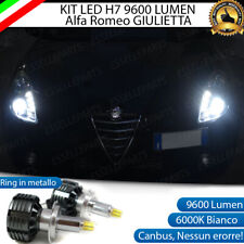 KIT LAMPADE ANABBAGLIANTI LED ALFA ROMEO GIULIETTA LED H7 6000K BIANCO NO ERROR