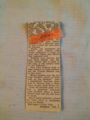 1970 aston villa sheff - villa,