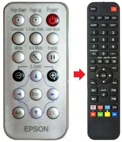 Telecomando adatto per - , epson