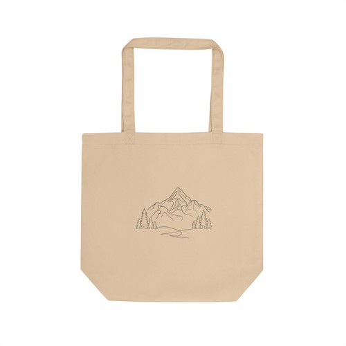 Borsa tote minimalist mountain - tote,