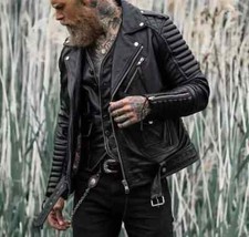Men's Slim Fit Leather Jacket
