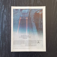 1966 Mercedes 300 SEL - Original AD 27x34 Pubblicità Vintage