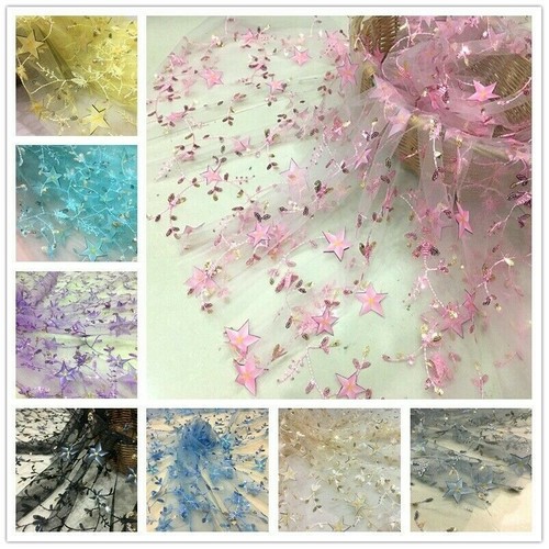 Pizzo stella paillettes - pizzo,