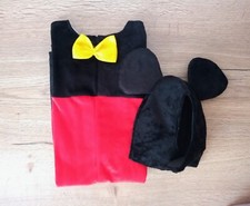 Guirca 88375 Costume Topolino be Bambini 12-18 Mesi - Nero/Rosso