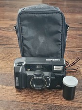 Chinon Auto GLX Tele Autofocus fotocamera compatta pellicola 35mm - testata e funzionante 