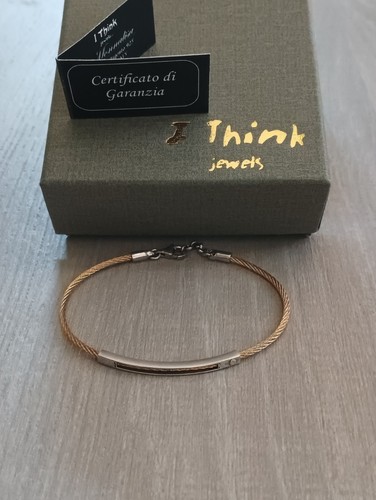 Bracciale acciaio 316l argento - bracciale,