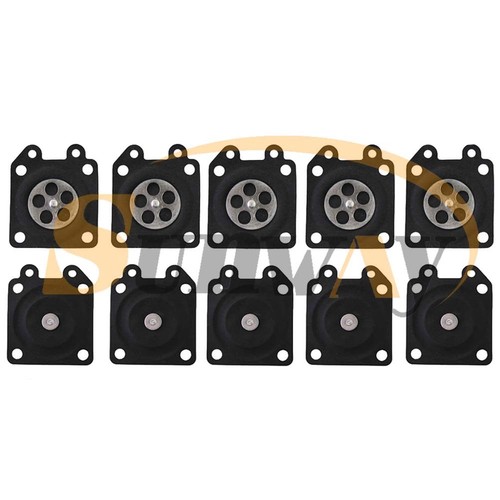 10x carburateur membrane - carburateur, kit