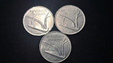 ITALIA - N. 3 MONETE DA 10 LIRE SPIGA DEL 1980 - 1981 - 1982 