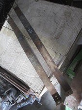 FIAT 850 - Coppia staffe flessubili per fissaggio serbatoio - ricambio usato